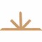 Ekena Millwork Saratoga Timber Gable Bracket, Western Red Cedar, 84"W x 56"H x 1 1/2"D x 5 1/2"F, 16/12 Pitch GBW084X56X0206SAR00SWR - alternate 3